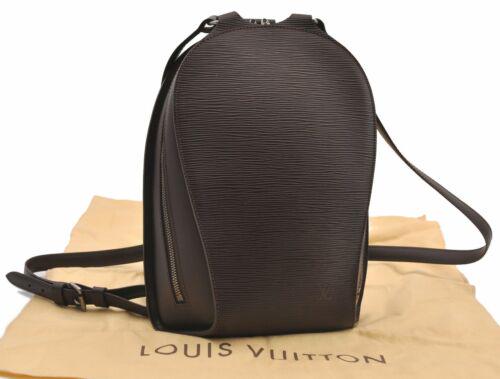 Authentic LOUIS VUITTON Backpack: Brand: LOUIS VUITTON Model: Backpack Country of Origin: France Material: Epi Leather Color: Brown Bag Length: 8.3inches (21cm) Bag Height: 11.4inches (29cm) Bag Depth: 3.1inches (8cm) All Bidhaus item