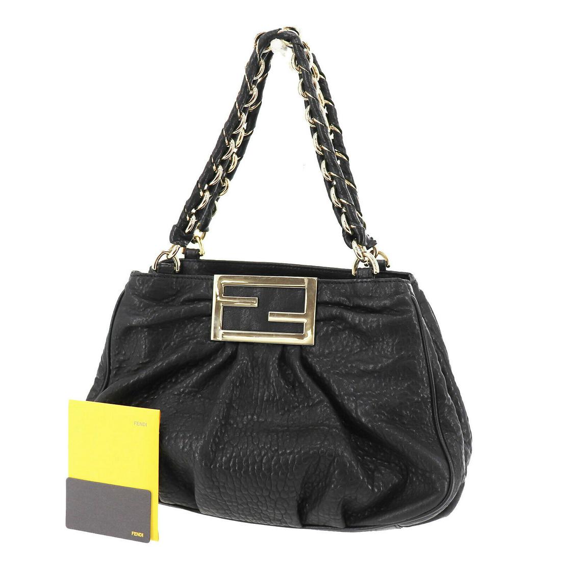 Authentic FENDI Shoulder Bag: Brand: FENDI Model: Shoulder Bag Country of Origin: Italy Material: Canvas Color: Gold Bag Length: 12.9 Bag Height: 8.6 Bag Depth: 3.9 All Bidhaus items come with a 100 % money-back authenticity guara