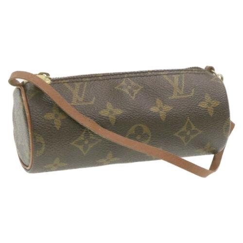 Authentic LOUIS VUITTON VINTAGE LV Monogram Canvas: Brand: LOUIS VUITTON Material: Monogram Canvas Style: Pouch Color: Monogram Size(inch): W6.1 x H2.4 x D2.4"(Approx) Country of Origin: - Accessory: There is no item box and dust bag. We will send only