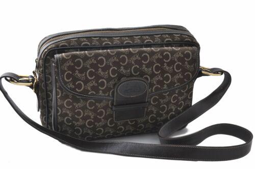 Authentic CELINE Shoulder Bag: Brand: CELINE Model: Shoulder Bag Country of Origin: Italy Material: Canvas Color: Brown Bag Length: 11.4inches (29cm) Bag Height: 7.7inches (19.5cm) Bag Depth: 2.6inches (6.5cm) All Bidhaus items com