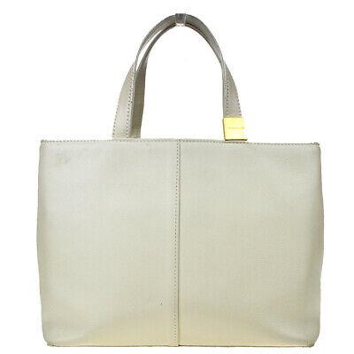 Authentic BURBERRY Handbag: Brand: BURBERRY Model: Handbag Country of Origin: Unknown Material: Leather Color: Ivory Size: 19Cm X 25Cm X 11Cm / 7.48 X 9.84 X 4.33 Handle Drop 12Cm / 4.72 All Bidhaus items come with a 100 % money