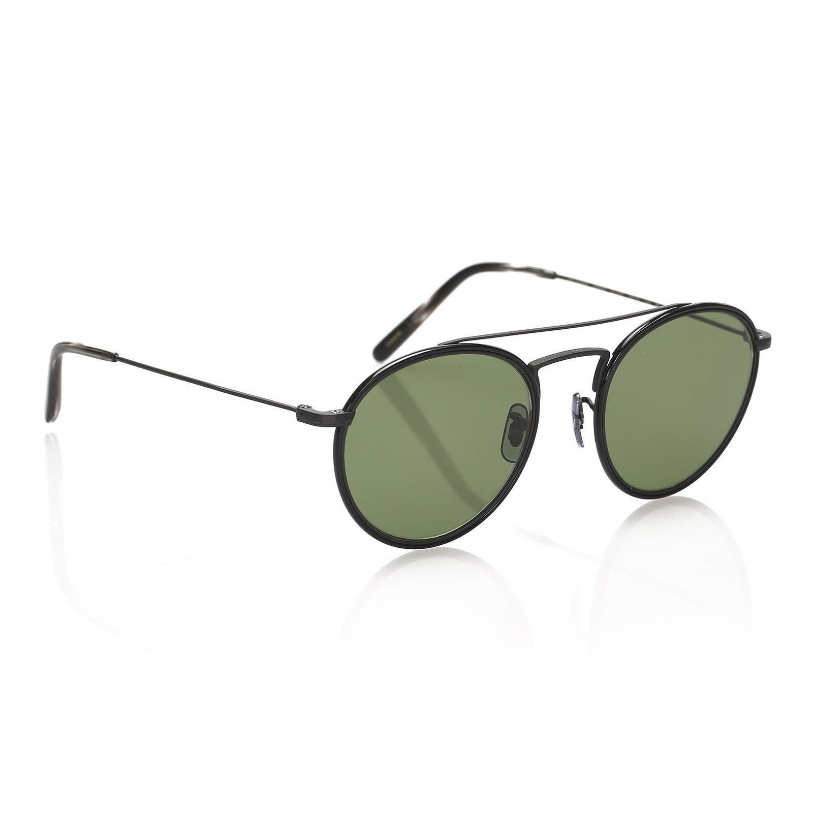 Authentic Oliver Peoples Round Tinted Sunglasses: These sunglasses feature a metal body with tinted lenses. Brand: Oliver Peoples Model: Round Tinted Sunglasses Origin: United States of America Category: Accessories Color: Black Style: Others Materia