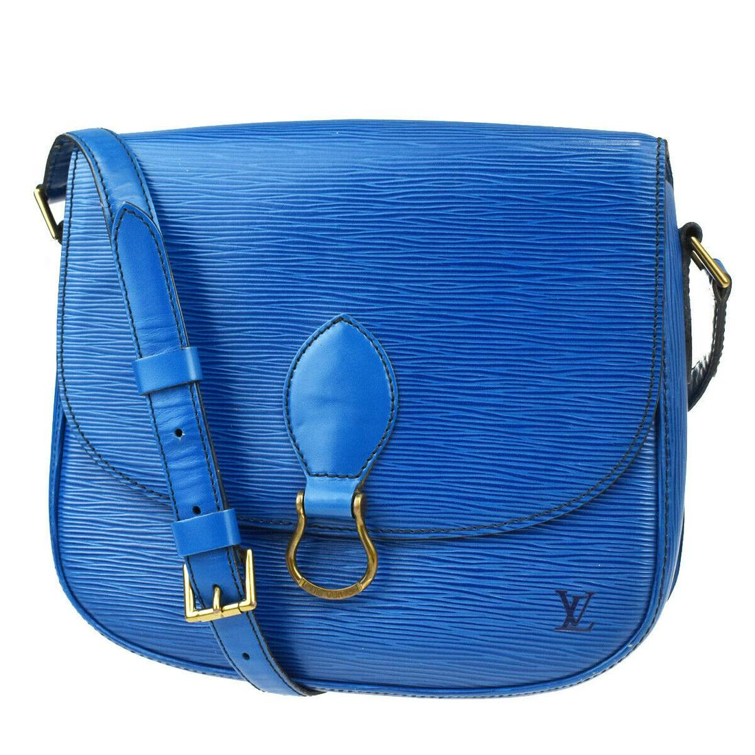 Authentic LOUIS VUITTON Shoulder Bag: Brand: LOUIS VUITTON Model: Shoulder Bag Country of Origin: Material: Epi Leather Color: Blue Size (Inch): W9.4X H8.7X D2.4"Size (CM): W24X H22X D6Cm All Bidhaus items come with a 100 % money-back aut
