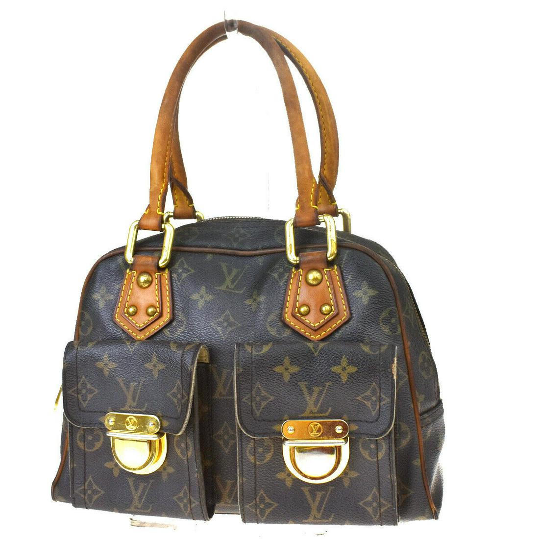 Authentic LOUIS VUITTON Hand Bag: Brand: LOUIS VUITTON Model: Hand Bag Country of Origin: Material: Monogram Leather Color: Brown Size (Inch): W11X H7.5X D4.7"Size (CM): W28X H19X D12Cm All Bidhaus items come with a 100 % money-back a
