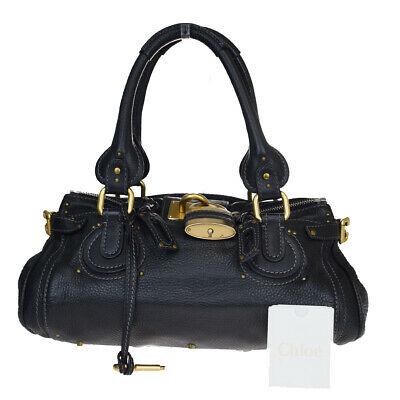 Authentic CHLOE Shoulder Bag: Brand: CHLOE Model: Shoulder Bag Country of Origin: Italy Material: Leather Color: Black Size (Inch): W14.2X H6.3X D7.1"Size (CM): W36X H16X D18Cm All Bidhaus items come with a 100 % money-back authen