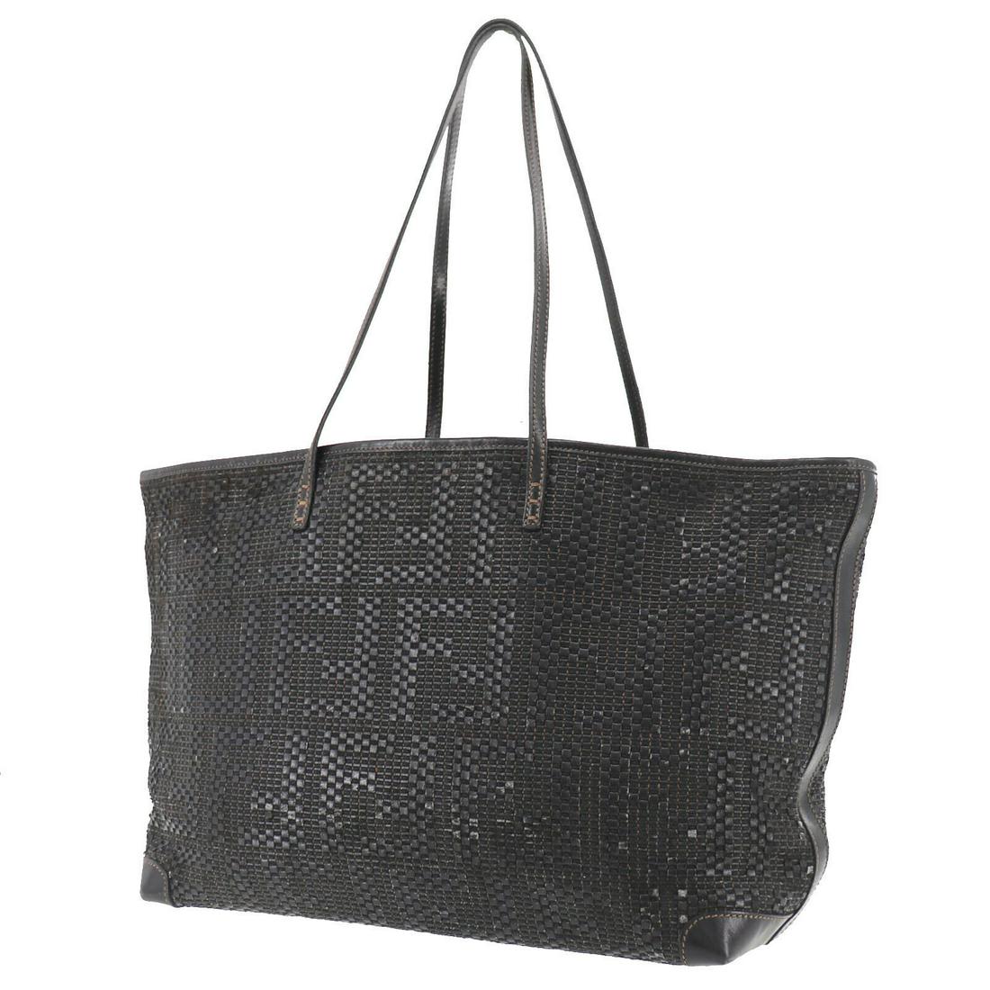 Authentic FENDI Shoulder Bag: Brand: FENDI Model: Shoulder Bag Country of Origin: Italy Material: PVC Color: Silver Bag Length: 18.5 Bag Height: 10.6 Bag Depth: 5.9 All Bidhaus items come with a 100 % money-back authenticity guara