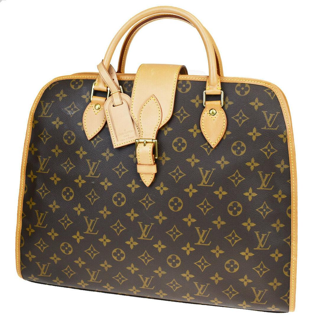 Authentic LOUIS VUITTON Hand Bag: Brand: LOUIS VUITTON Model: Hand Bag Country of Origin: Material: Monogram Leather Color: Brown Size (Inch): W16.1X H13X D4.7"Size (CM): W41X H33X D12Cm All Bidhaus items come with a 100 % money-back 