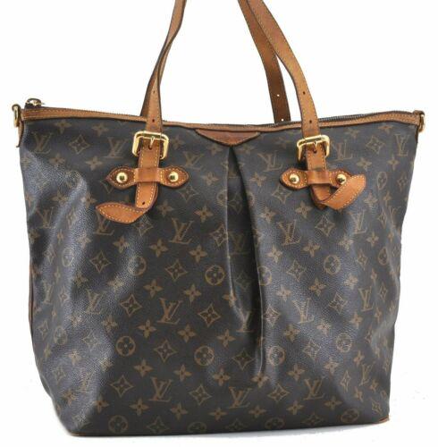 Authentic LOUIS VUITTON Shoulder Bag: Brand: LOUIS VUITTON Model: Shoulder Bag Country of Origin: France Material: Monogram Canvas Color: Brown Bag Length: 13.8inches (35cm) Bag Height: 13inches (33cm) Bag Depth: 7.9inches (20cm) All Bidh