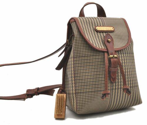 Authentic POLO RALPH LAUREN Backpack: Brand: POLO RALPH LAUREN Model: Backpack Country of Origin: Thailand Material: PVC Color: Brown Bag Length: 7.5inches (19cm) Bag Height: 9.3inches (23.5cm) Bag Depth: 4.3inches (11cm) All Bidhaus item