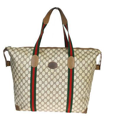 Authentic GUCCI Hand Bag: Brand: GUCCI Model: Hand Bag Country of Origin: Material: Leather Color: Brown Size (Inch): W15.7X H15X D7.9"Size (CM): W40X H38X D20Cm All Bidhaus items come with a 100 % money-back authenticity guar
