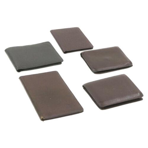 Authentic LOUIS VUITTON Taiga Wallet Card Case Black: Brand: LOUIS VUITTON Material: Leather Color: Black / Brown UPC: Does not apply EAN: Does not apply All Bidhaus items come with a 100% money-back authenticity guarantee. ALL SALES ARE FINAL. Please re