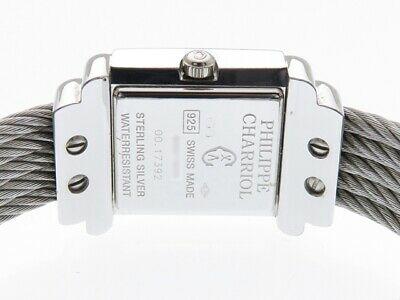 Authentic PHILIPPE CHARRIOL Quartz Saint-Tropez SS SV: Manufacturer PHILIPPE CHARRIOL Shape / Drive system / Fine 1 Quartz Model / Item- Model: / Product number 6007909 Color pink shell Material SS / SV Size ladies Rank used A comment Accessories: Box Con