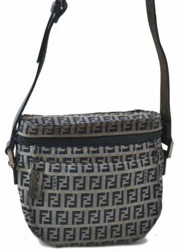 Authentic FENDI Shoulder Bag: Brand: FENDI Model: Shoulder Bag Country of Origin: Italy Material: Canvas Color: Navy Bag Length: 6.7inches (17cm) Bag Height: 6.1inches (15.5cm) Bag Depth: 3inches (7.5cm) All Bidhaus items come wit