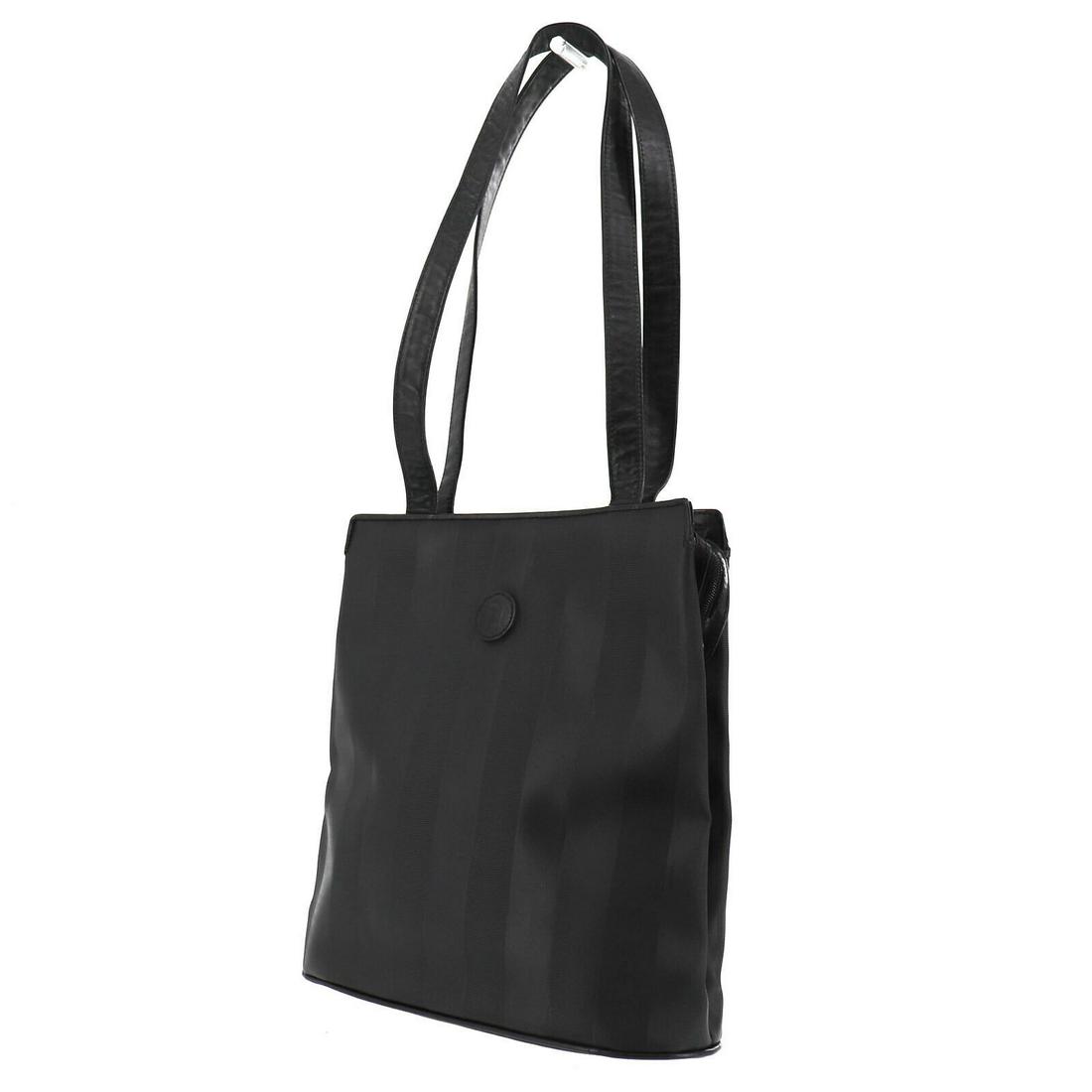 Authentic FENDI Shoulder Tote Bag: Brand: FENDI Model: Shoulder Tote Bag Country of Origin: Italy Material: Leather Color: Gold Bag Length: 11.8 Bag Height: 12.2 Bag Depth: 3.5 All Bidhaus items come with a 100 % money-back authenticit