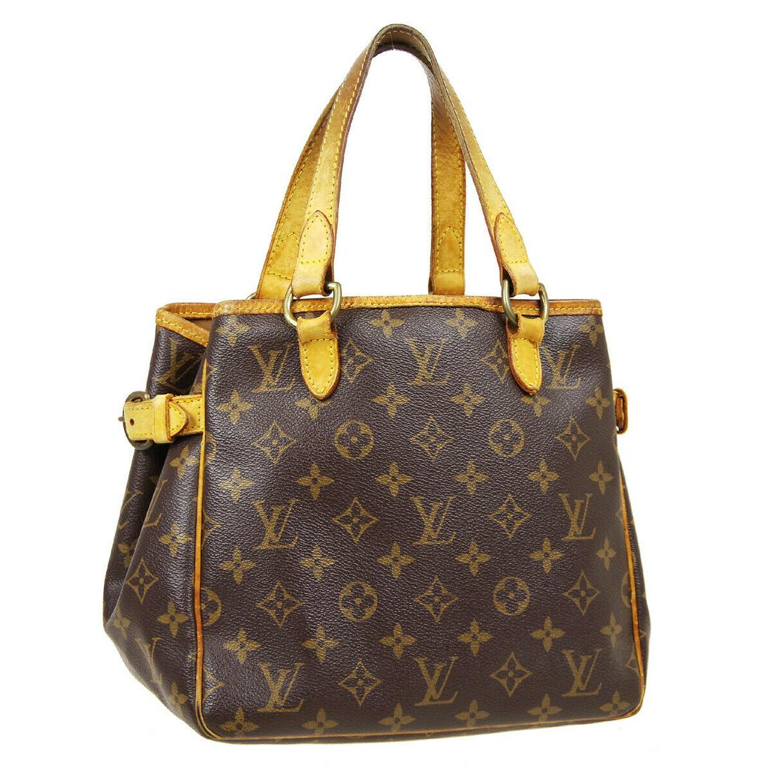 Authentic LOUIS VUITTON Monogram Tote: Brand: LOUIS VUITTON Model: Monogram Tote Country of Origin: France Material: Canvas Color: Brown Size (Inch): W 9.4 x H 9.1 x D 5.5 "Handle Drop. 5.1 " Size (CM): W 24.0 x H 23.0 x D 14.0 cmHandle Dr