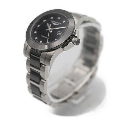 Authentic LONGINES Conquest 11P diamond L3.257.4.57.7: State rank: Case: Used SA rank (thin dirt thin thread small scratch) There is no major damage to the windshield. Belt: Used SA rank (thin dirt thin threads small scratches) It is a working product Siz