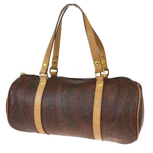 Authentic Etro Paisley PVC Leather Handbag Bordeaux: Brand: Etro Pattern: Paisley Style: Handbag Country/Region of Manufacture: Italy Material: PVC Leather Personalized: No Color: Bordeaux Year Manufactured: Pre-1920 Closure: Zipper UPC: N/A All Bidhaus