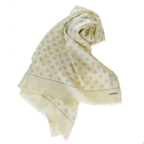 Authentic CHANEL CC Logo XL Scarf Handkerchief Silk: Condition: \nPre-owned: An item that has been used or worn previously. See the sellerÃ¢€â„¢s listing for full details and description of any imperfections.\nSee all condition definitions- o