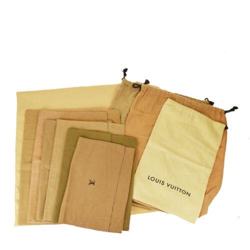 Authentic LOUIS VUITTON 10 Set Dust Bag Drawstring 100%: Type: Dust bag Department: Unisex Brand: LOUIS VUITTON Material: Cotton Color: Beige All Bidhaus items come with a 100% money-back authenticity guarantee. ALL SALES ARE FINAL. Please refer to images c