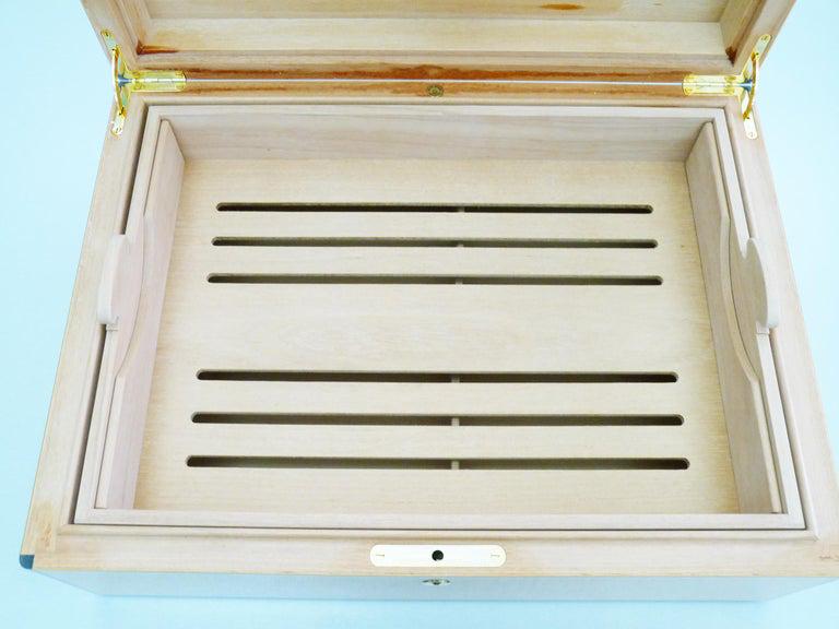 Authentic Elie Bleu Cigar Humidor for 200 Cigars  Hong - 4
