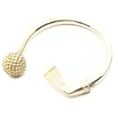 Authentic Tiffany & Co. Key Ring Golf Ball Silver 925: Condition: \nUsed: An item that has been used previously. The item may have some signs of cosmetic wear but is fully operational and functions as intended. This item may be a floor model or store retu