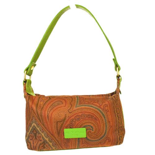 Authentic Etro Paisley Unisex Leather Handbag Brown: Brand: Etro Closure: Zipper Material: Leather Vintage: Yes Style: Handbag Country/Region of Manufacture: Italy Color: Brown Personalized: No Department: Women Year Manufactured: Pre-1920 UPC: N/A All