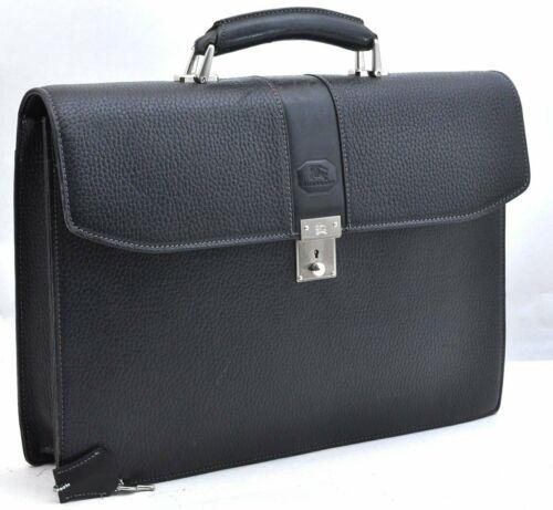 Authentic Burberrys Vintage Leather Brief Case Black: Brand: Burberrys Bag Height: 11.4inches (29cm) Material: Leather Bag Depth: 3inches (7.5cm) Style: Brief Case MPN: Does not apply Color: Black Bag Length: 15.7inches (40cm) Department: Women Handle Dr