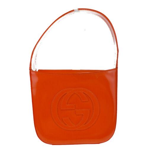 Authentic GUCCI GG Logos Hand Bag Leather Orange Made: Brand: Gucci Size: Medium Material: Leather Bag Width: 6.7 Style: Hand Bag Bag Height: 5.9 Color: Orange Bag Depth: 2.4 Department: Women Country/Region of Manufacture: Italy All Bidhaus items come wi