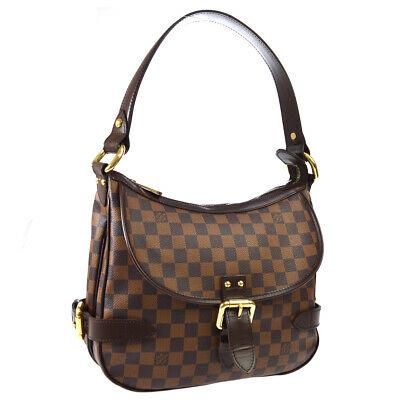 Authentic LOUIS VUITTON Highbury Shoulder Bag: Brand: LOUIS VUITTON Model: Highbury Shoulder Bag Country of Origin: France Material: Alcantara Color: Brown Size (Inch): W 11.6 x H 9.3 x D 4.7 " Strap Drop. 9.1 " Size (CM): W 29.5 x H 23.5 x D 12.0