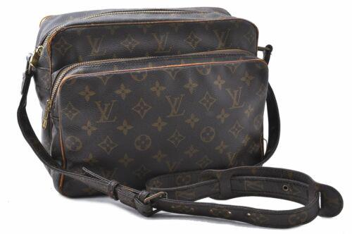 Authentic Louis Vuitton Monogram Nile Shoulder Bag LV: Brand: Louis Vuitton Style: Shoulder Bag Country/Region of Manufacture: ****** Type: Shoulder Bag Bag Length: 10.4inches (26.5cm) Department: Women Bag Height: 8.1inches (20.5cm) Material: Monogram Ca