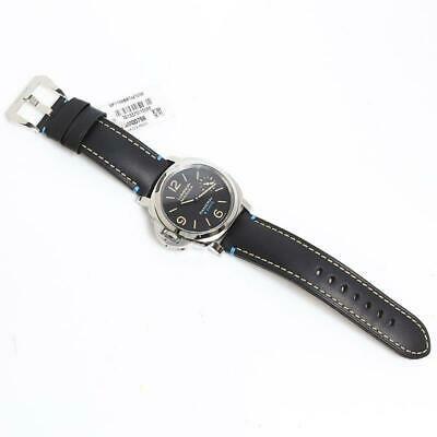 Authentic PANERAI Luminor Left Hand 8 Days Achaio: Brand: PANERAI Model: PAM00796 Product Name Luminor Left Hand 8 Days Achaio Material SS / Genuine buckle / leather strap Dial color black Target men Movement manual winding Waterproof waterproof 300M