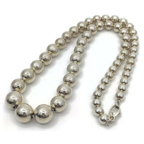 Authentic Tiffany & Co. Necklace Ball Chain Silver 925: Condition: \nPre-owned: An item that has been used or worn previously. See the sellerâ€™s listing for full details and description of any imperfections.\nSee all condition definitions- opens in a