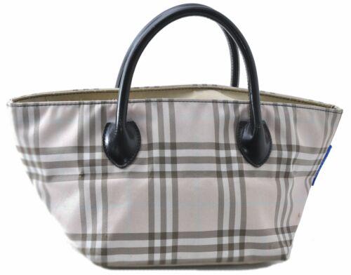 Authentic Burberry BLUE LABEL Check Hand Bag Nylon: Brand: Burberry Style: Hand Bag Country/Region of Manufacture: Japan Type: Hand Bag Bag Length: 6.3inches (16cm) Department: Women Bag Height: 5.9inches (15cm) Material: Nylon Bag Depth: 6.3inches (16