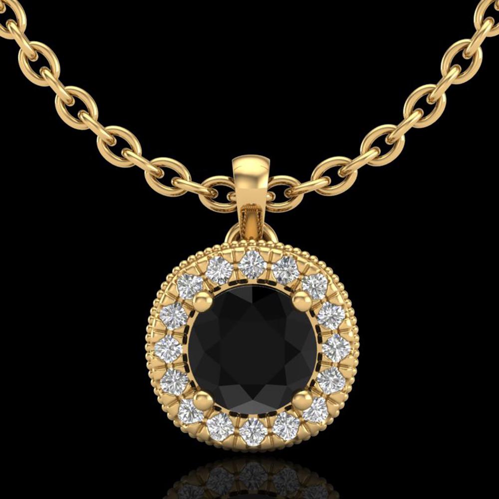 1.1 ctw Fancy Black Diamond Art Deco Stud Necklace 18k: 1.1 ctw Fancy Black Diamond Art Deco Stud Necklace 18k Yellow Gold Designer Brand Luxury Jewelrymade in the USA Suggested Retail Price: $4800 . Item: Diamond Necklace Total Gem weight: 1.1 carats Met
