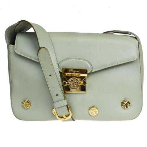 Authentic SALVATORE FERRAGAMO Lofo Shoulder Bag Leather: Condition: \nPre-owned: An item that has been used or worn previously. See the sellerâ€™s listing for full details and description of any imperfections.\nSee all condition definitions- opens in a