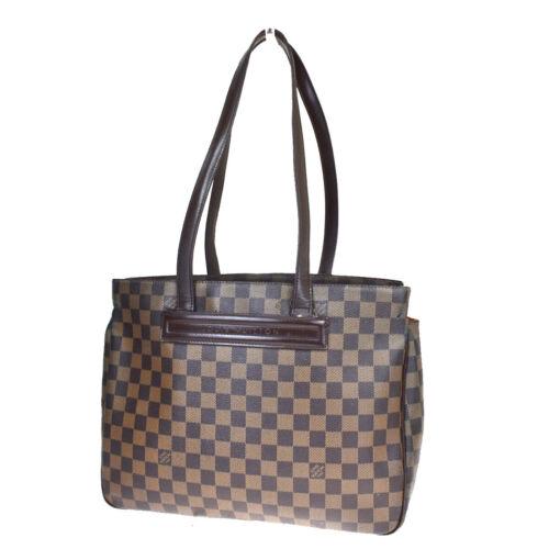 Authentic LOUIS VUITTON Parioli PM Shoulder Bag: Brand: Louis Vuitton Size: Medium Material: Damier Leather Bag Width: 13.4 Style: Shoulder Bag Bag Height: 10.6 Color: Brown Bag Depth: 4.3 Department: Women Strap Drop: 10.6 All Bidhaus items come wi