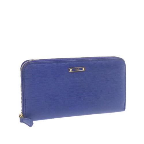 Authentic FENDI Long Wallet Blue PVC Leather: Brand: FENDI Material: PVC Leather Type: unknown Country/Region of Manufacture: Italy Color: Blue Department: Woman UPC: Does not apply EAN: Does not apply All Bidhaus items come with a 100% money-bac