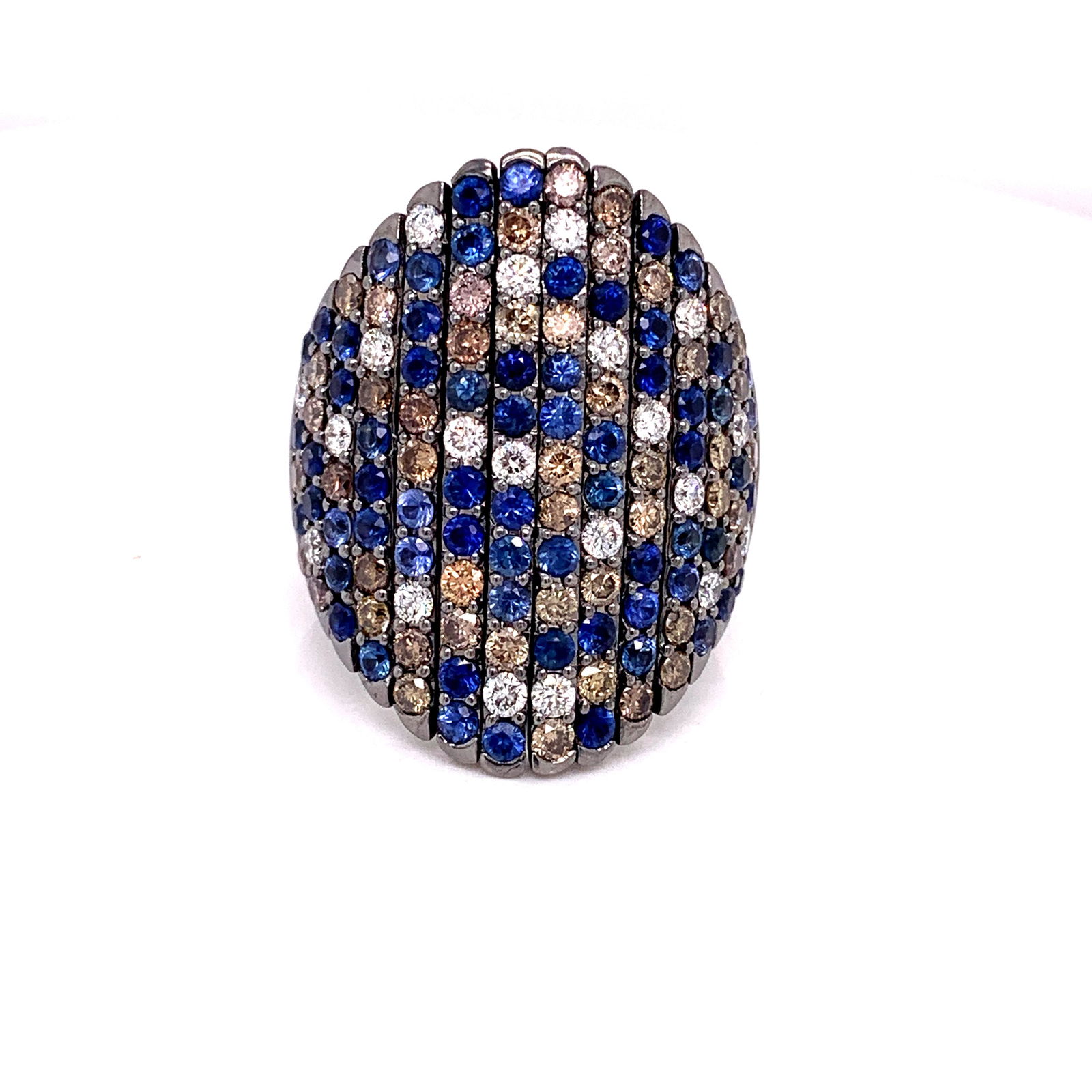 Crivelli Ring: Jewelry Type : Ring Jewelry Style : Fashion Metal Type : 18KW Ring Size : 7.00 Brand : Crivelli Side Stone 1 : Stone Type : Diamond Side Stone 1 : Shape : Round Side Stone 1 : Stone Weight : 2.10 Side