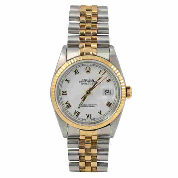 Authentic ROLEX DATEJUST 36mm Two-Tone Jubilee - Apr 09, 2021 | Bidhaus in NY