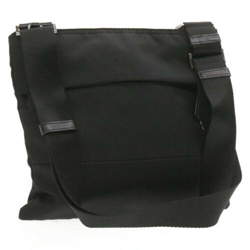 Authentic PRADA Shoulder Bag Nylon Black: Brand: PRADA Style: Shoulder Bag Color: Black Size: W29 x H26 x D2.5cm / Shoulder Drop 32-60cm(Approx) Material: Nylon Country/Region of Manufacture: Italy UPC: Does not apply EAN: Does not apply All 