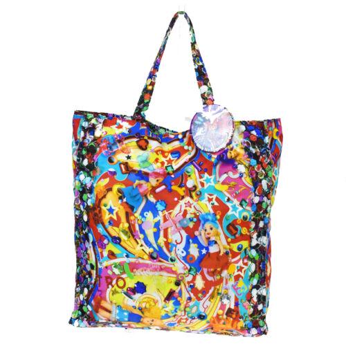 Authentic Mika Ninagawa and ETRO Logo Hand Bag Nylon: Brand: ETRO Size: Medium Material: Nylon Leather Bag Width: 12.6 Style: Hand Bag Bag Height: 13.4 Color: Multi-Color Bag Depth: 4.3 Department: Women All Bidhaus items come with a 100% money-back auth