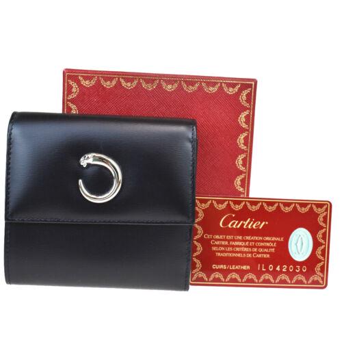 Authentic Cartier ?p??g?T?[ Leather Wallet (tri-fold): Brand: Cartier Material: Leather Type: Wallet Country/Region of Manufacture: France Color: Black Year Manufactured: Pre-1920 Department: Unisex Personalize: No UPC: N/A All Bidhaus items come with a 1