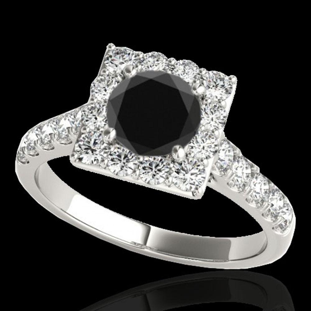 2 ctw Certified VS Black Diamond Solitaire Halo Ring: 2 ctw Certified VS Black Diamond Solitaire Halo Ring 10k White Gold Designer Brand Luxury Jewelrymade in the USA Suggested Retail Price: $6700 . Item: Diamond Wedding Ring Total Gem weight: 2 carats
