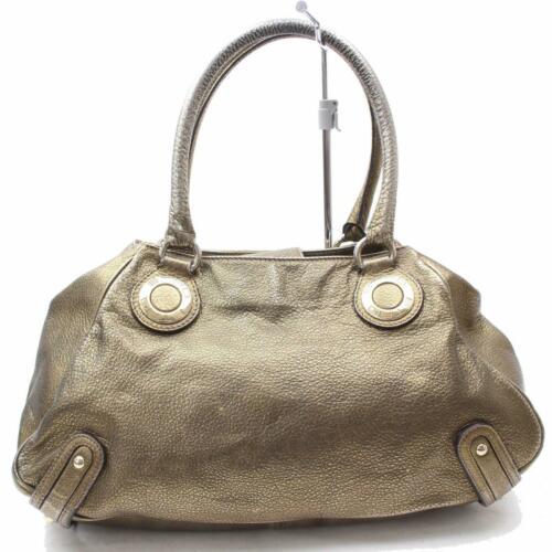 Authentic Etro Hand Bag Gold Leather: Condition: \nPre-owned: An item that has been used or worn previously. See the sellerâ€™s listing for full details and description of any imperfections.\nSee all condition definitions- opens in a