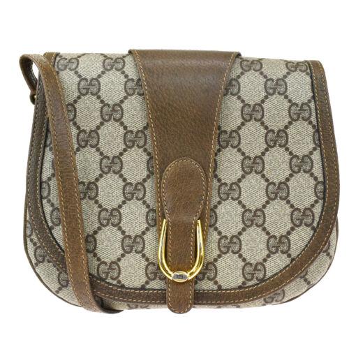 Authentic GUCCI GG Pattern Shoulder Cross body Bag PVC: Size: Medium Closure: Magnetic Model: Gucci Sherry GG Hardware Material: Gold-Plated Country/Region of Manufacture: Italy Occasion: Casual Department: Women Brand: Gucci Style: Shoulder Bag Bag Depth: