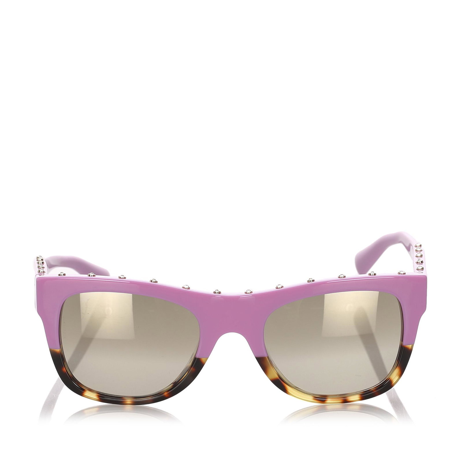 Authentic Valentino Square Mirror Sunglasses: These sunglasses feature an acetate body with mirror lenses. Brand: Valentino Model: Square Mirror Sunglasses Origin: Italy Category: Accessories Color: Pink Style: Others Material: Plastic Condition:
