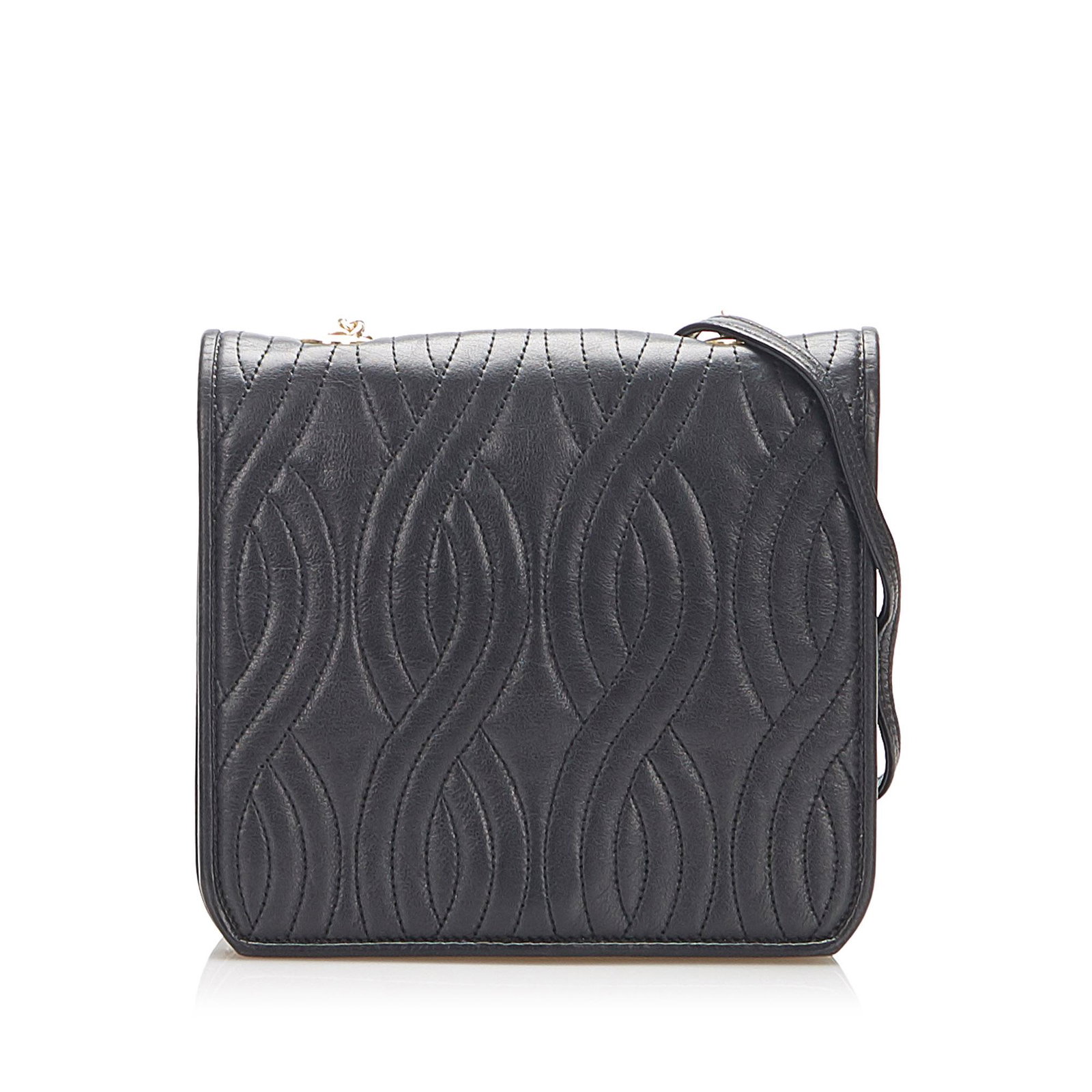 Authentic Fendi Pasta Leather Crossbody Bag: This crossbody bag features a quilted leather body a flat strap a front flap with magnetic snap button closure and an interior zip pocket. Brand: Fendi Model: Pasta Leather Crossbody Bag Origin: Italy
