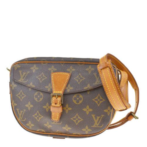 Authentic LOUIS VUITTON Jeune Fille PM Shoulder Bag: Size: Medium Color: Brown Department: Women Brand: Louis Vuitton Style: Shoulder Bag Bag Depth: 2.4 Bag Height: 6.3 Bag Width: 8.7 Material: Monogram Leather Strap Drop: 18.1 - 22.4 All Bidhaus items 