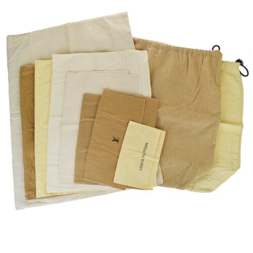 Authentic LOUIS VUITTON 10 Set Dust Bag Drawstring 100%: Type: Dust bag Color: Beige Brand: LOUIS VUITTON Department: Unisex All Bidhaus items come with a 100% money-back authenticity guarantee. ALL SALES ARE FINAL. Please refer to images carefully for cond