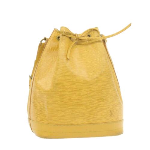 Authentic LOUIS VUITTON Epi Noe Shoulder Bag Yellow: Brand: LOUIS VUITTON Size: W27 x H34 x D19.5cm(Approx) Color: Yellow Country/Region of Manufacture: France Material: Epi Leather Type: unknown Style: Shoulder Bag Department: Woman Product Line: M4400